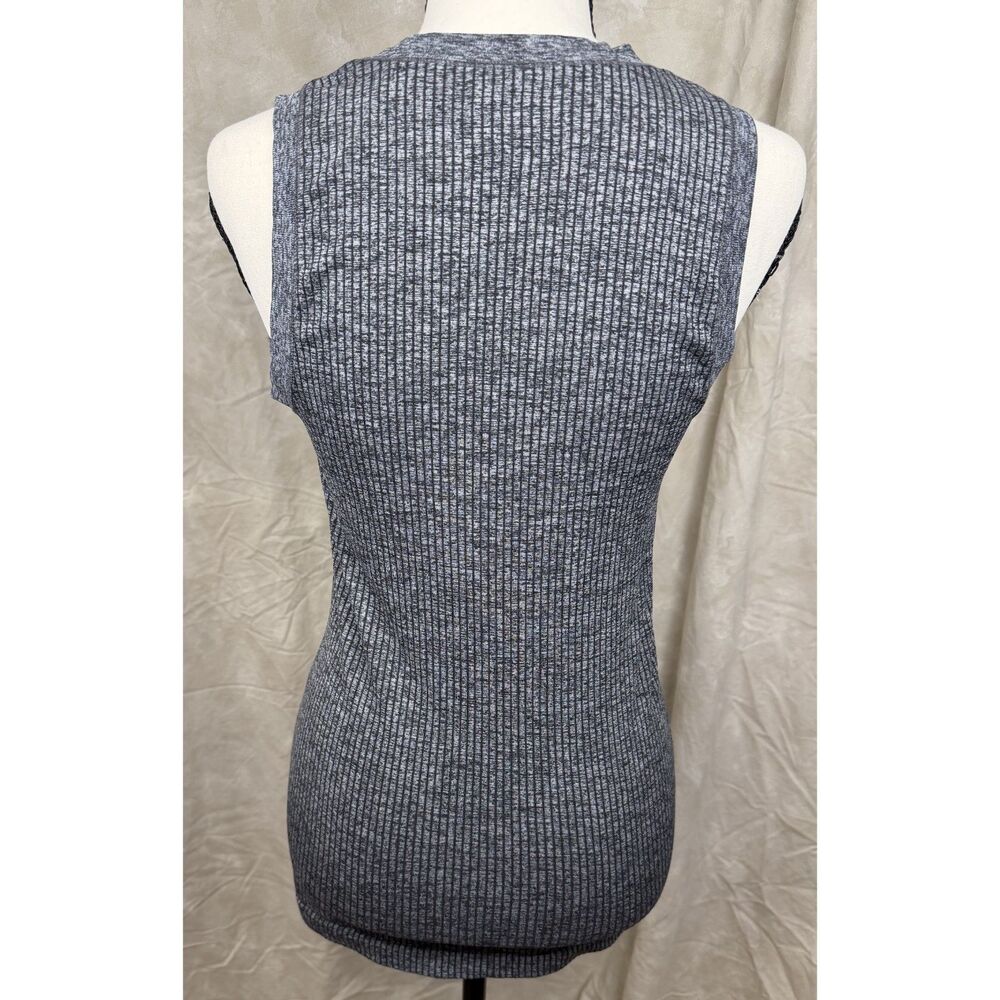 Athleta Renew CYA Ribbed Tank Heather Gray Athleisure Yoga Top Sz S - Picture 3 of 7